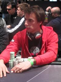 Petit chip count pris Ã  la volÃ©e, Raphael Kroll chipleader