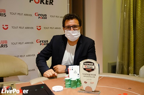 CIRCUS : Giuseppe Zarbo remporte le High Roller des Texapoker Circus Series !