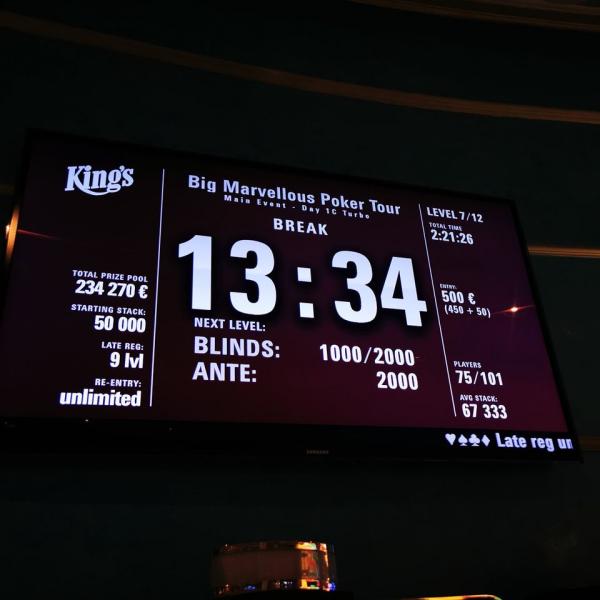 Poker : On dépasse les 100 joueurs dans ce Day 1C On dépasse les 100 joueurs dans ce Day 1C