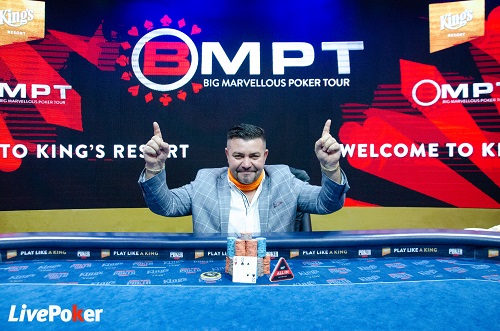 Tadeusz Raczynski remporte le High Roller du BIG MARVELLOUS POKER TOUR de Rozvadov !