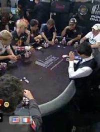 Poker : Chip count de la table 1 Chip count de la table 1