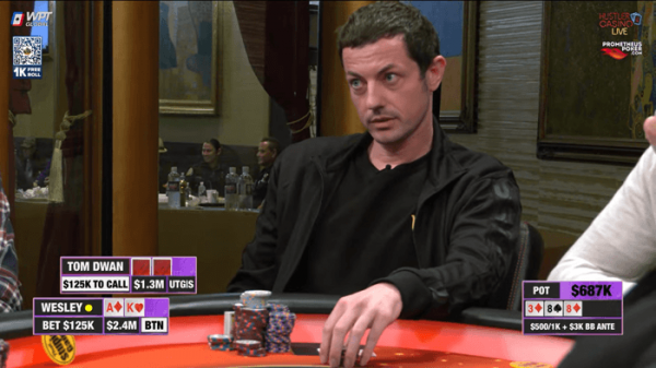 Poker : Tom Dwan remporte un pot à  plus de 3 millions de dollars !