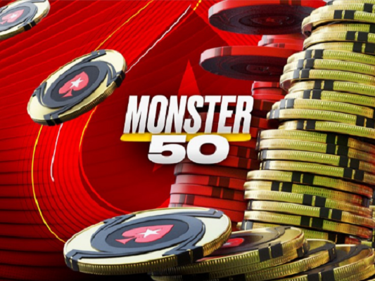 Poker : POKERSTARS : Le Monster 50 garantit 400.000 € ce dimanche !