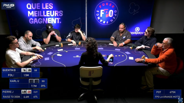 Poker : FPO LA GRANDE MOTTE: La Table Finale du Main Event démarre à  13h00 !