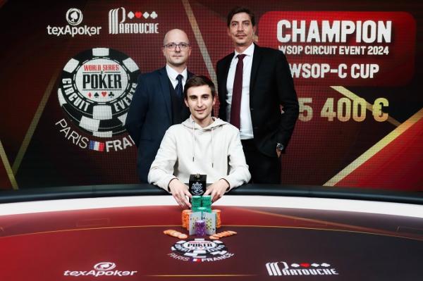 Poker : WSOP-C Paris : Samuel Fournier soulève la Cup ! 