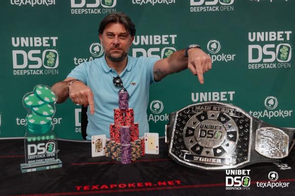Poker : TEXAPOKER : Piero Sandri remporte le Main Event de l'UDSO Sanremo !
