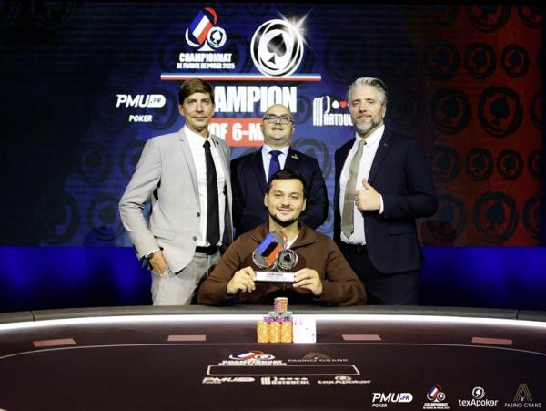 Poker : CDF 2025 : Mathieu His s’offre le CdF 6-max - 42.700 €