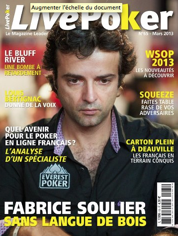 Poker : SOULIER Fabrice SOULIER Fabrice